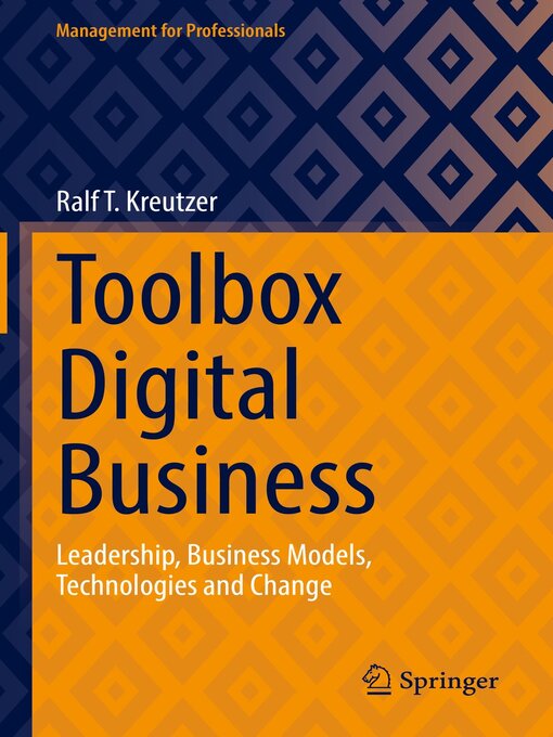 Title details for Toolbox Digital Business by Ralf T. Kreutzer - Available